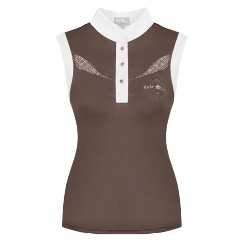 Fair Play Competition Shirt Cecile Rose Gold Sleeveless