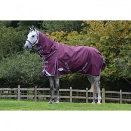 Weatherbeeta ComFiTec Plus Dynamic II Detach-A-Neck Medium 220g Maroon/Grey/White