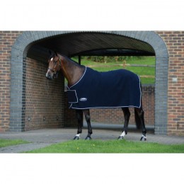 Weatherbeeta Wool Show rug with chest panel Navy/White