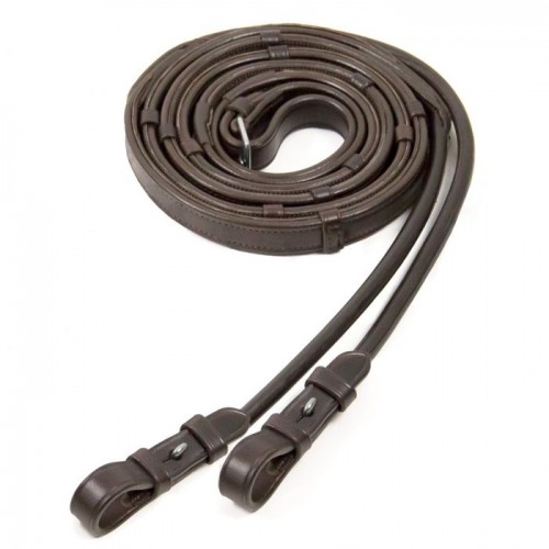 Schockemöhle rolled leather reins with rubber