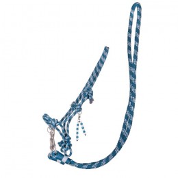 QHP Rope halter with reins Thunderbolt