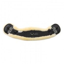 Kavalkade Dressage Girth Moon with Lambskin