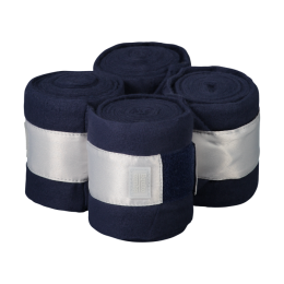 Equito Fleece bandages Navy Shimmer