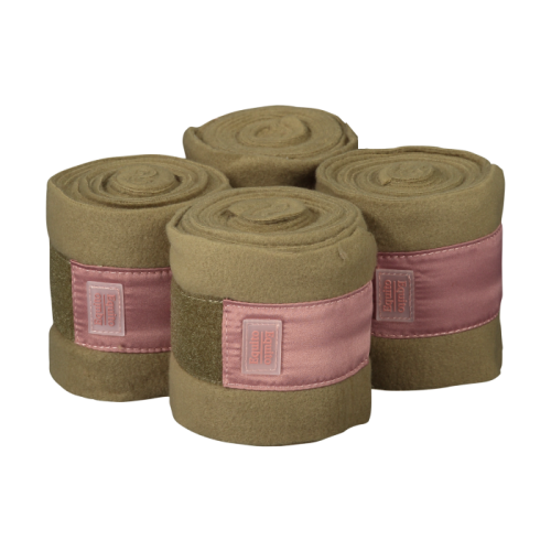 Equito Fleece Bandages Olive Blush