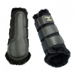 Back on Track 3D Mesh Brushing Boots faux fur