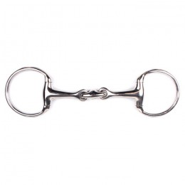 Q-essentials Egg-butt snaffle Double Jointed RVS