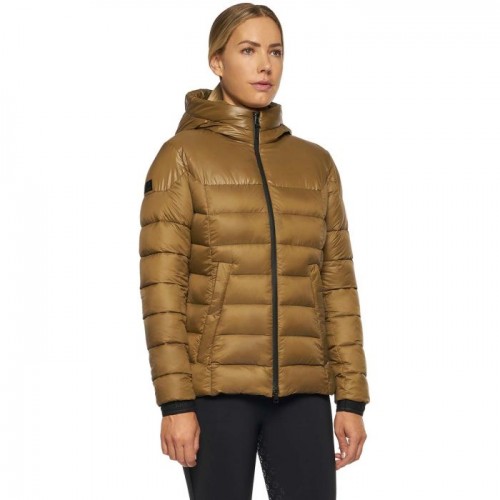 Cavalleria Toscana FW'21 Shiny Matte Hooded Puffer Jacket Ladies