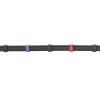 Kavalkade rubberised training reins with colored stop ridges