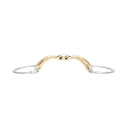 Stübben Steeltec Anatomic D-snaffle double jointed