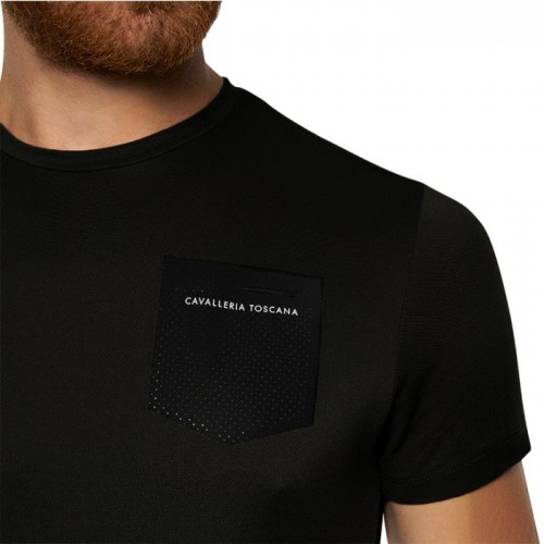 Cavalleria Toscana SS'22 Jersey Pique T-Shirt Perforated Pocket Men