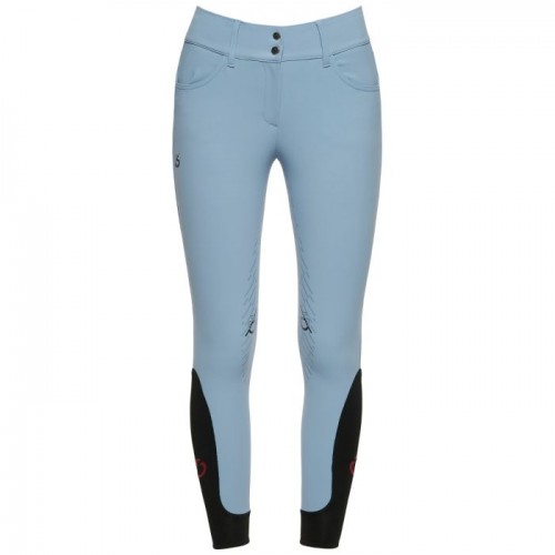 Cavalleria Toscana SS'22 CT Team Red Stripe Full Grip Breeches Ladies