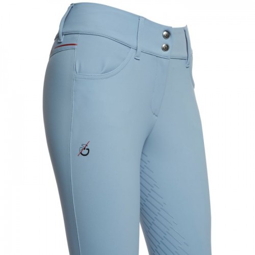 Cavalleria Toscana SS'22 CT Team Red Stripe Full Grip Breeches Ladies