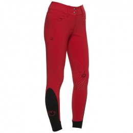 Cavalleria Toscana SS'22 CT Team Red Stripe High Waist Knee Grip Breeches Ladies