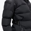 Cavalleria Toscana FW'23 CT Long Hooded Nylon Puffer Jacket Belt Women