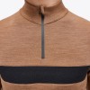 Cavalleria Toscana FW'23 Tech Wool Half Zip Mock Turtleneck L/S Training Polo Men