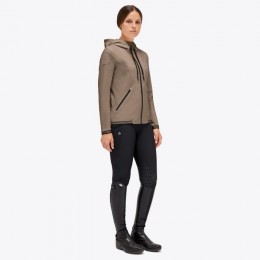 Cavalleria Toscana SS'23 Perforated Jersey Full Zip Hooded Softshell Jacket Women