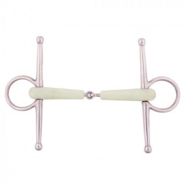 BR Single Jointed Full Cheek Snaffle Apple Mouth 18 mm