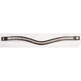 Harry's Horse Browband Crystal Wave Silver