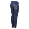 Montar breeches navy silver with full silicone seat