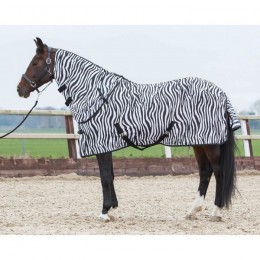 Harry's Horse Flysheet with neck, zebra