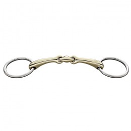 Sprenger Dynamics RS double jointed loose ring bradoon 14mm