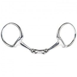 Harry's Horse Eggbut snaffle, french mouth flat link 13mm