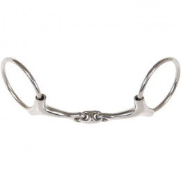 Harry's Horse C-Sleeve snaffle Double-jointed mouthpiece Oval link 14mm