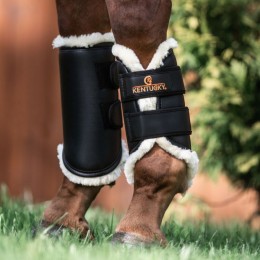 Kentucky Brushing Boots Leather Front