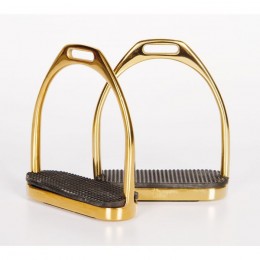 Harry's Horse Stainless Steel Stirrups Gold