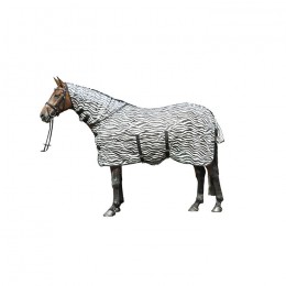 HKM Fly Rug Zebra with neck