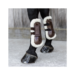 Kentucky Tendon Boots Velcro Vegan Sheepskin