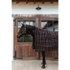 Kentucky Heavy Fleece Rug Square Check Printing Brown