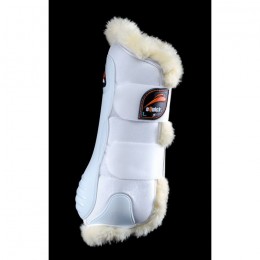 eQuick eKur Luxury Fluffy Dressage Protection Boots Front