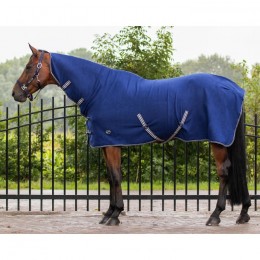 QHP Fleece rug basic with neck