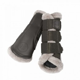 Eskadron FW'22 Essence tendon boots glitter mesh fauxfur