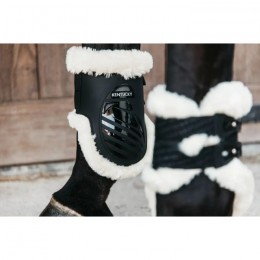 Kentucky Vegan Sheepskin Fetlock Boots Elastic