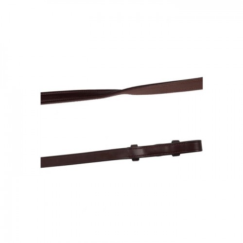 Montar leather reins with rubber