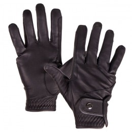 QHP Gloves Leather Pro