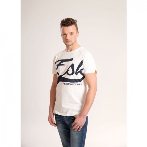 Eskadron Ken mens T-shirt white logo