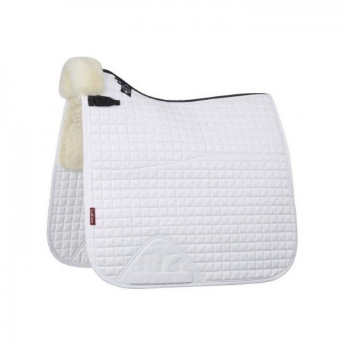 LeMieux dressage square half lined saddle pad white