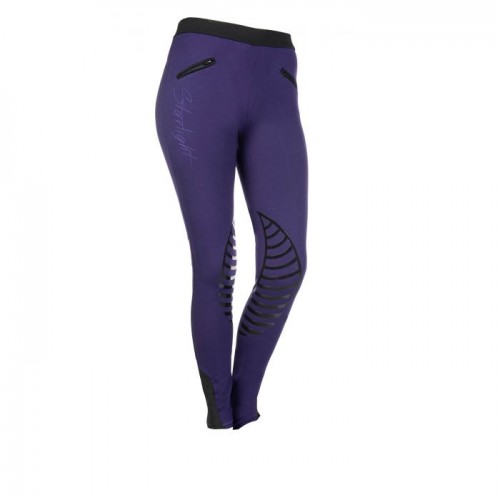 HKM Riding Leggins Starlight with Silicone Knee Edging