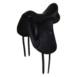 Acavallo dressage saddle Perugino Tilted Cantle short blocks