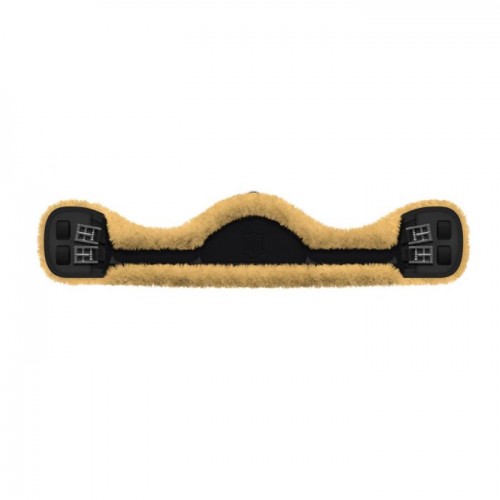 Mattes Dressage Girth Asymmetric Slim line leder