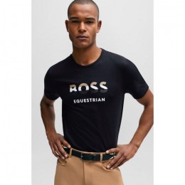 BOSS Equestrian SS'24 Signature Logo T-shirt Pierce