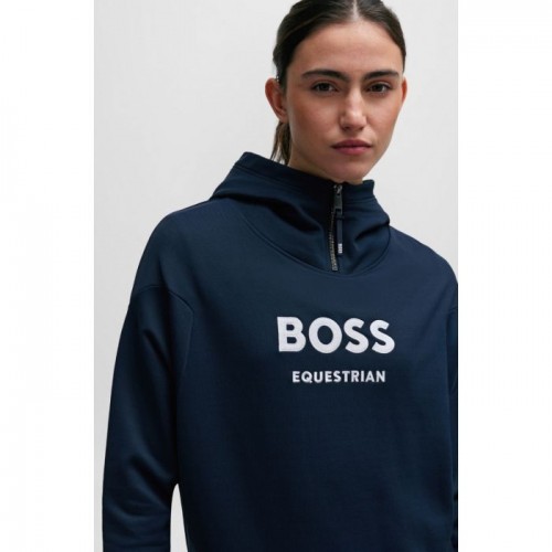 Толстовка на молнии с логотипом BOSS Equestrian SS'24 Faye