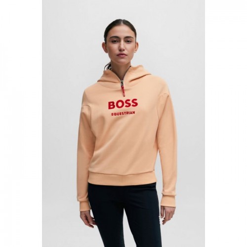 Толстовка на молнии с логотипом BOSS Equestrian SS'24 Faye