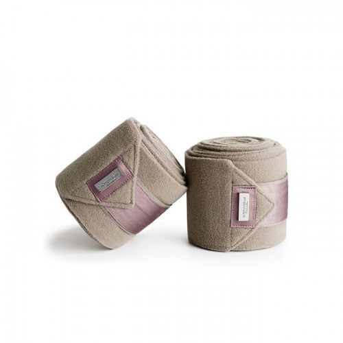 Equestrian Stockholm FW'21 Desert Rose fleece bandages