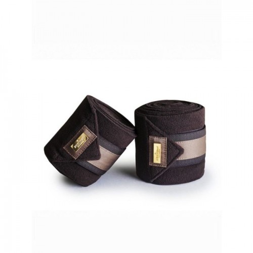 Equestrian Stockholm golden brown fleece bandages