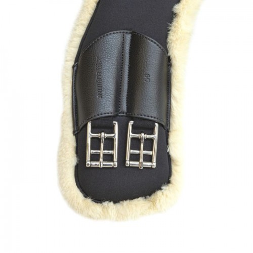 Equiline Anatomical Dressage Girth with Fur