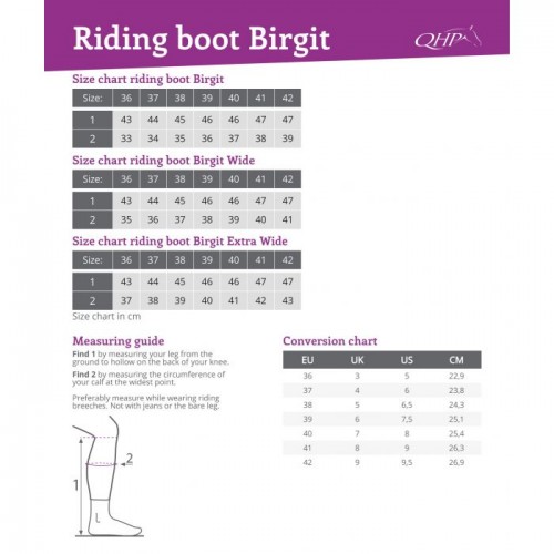QHP Riding Boot Birgit Wide